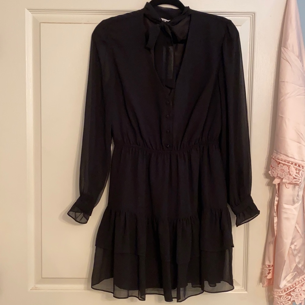 Black sheer dress by BB Dakota